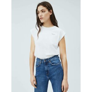 Pepe Jeans dámské bílé tričko - L (803)